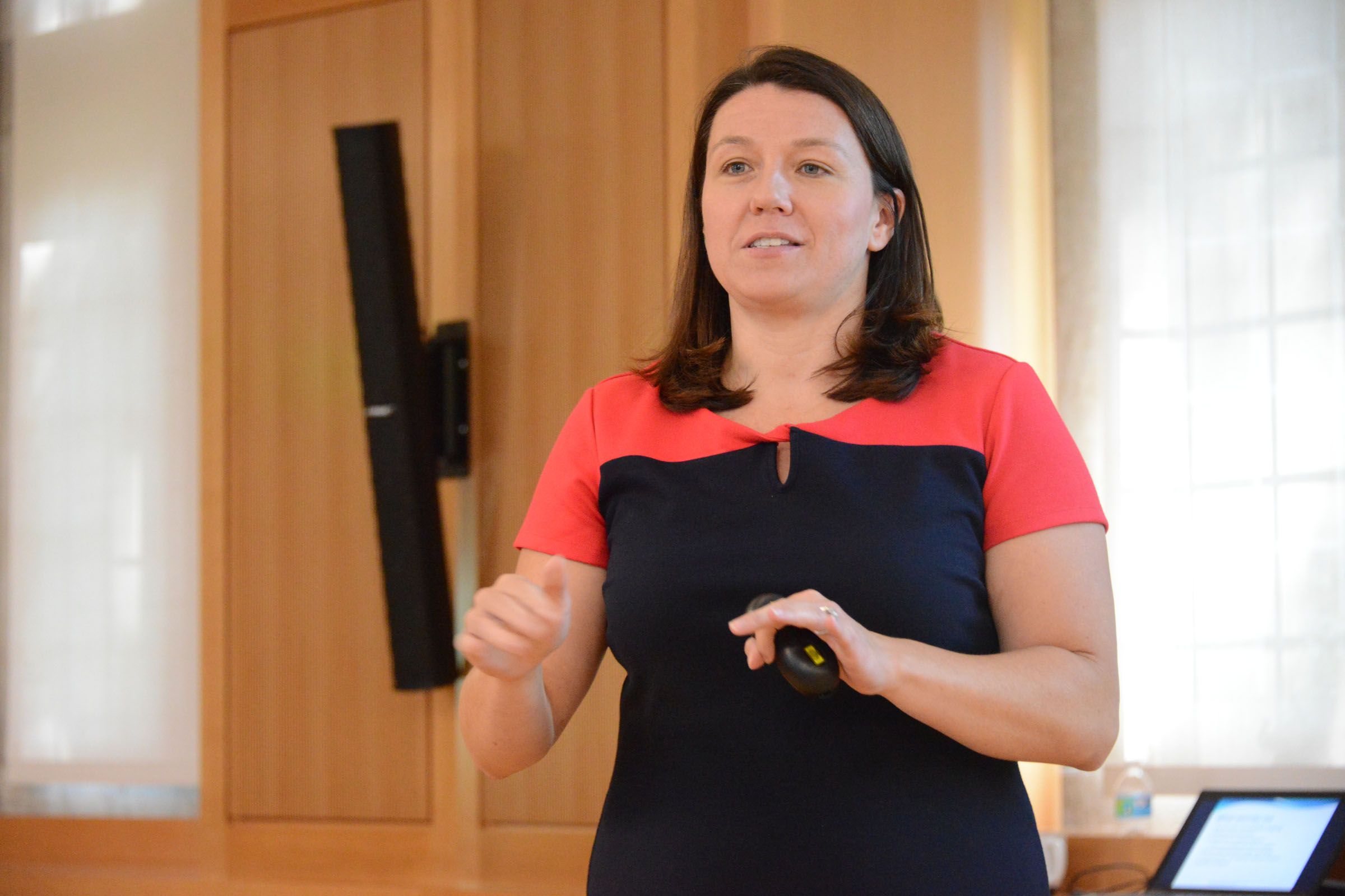 Dr. Jill Walsh Talks With Faculty About Social Media and Adolescence