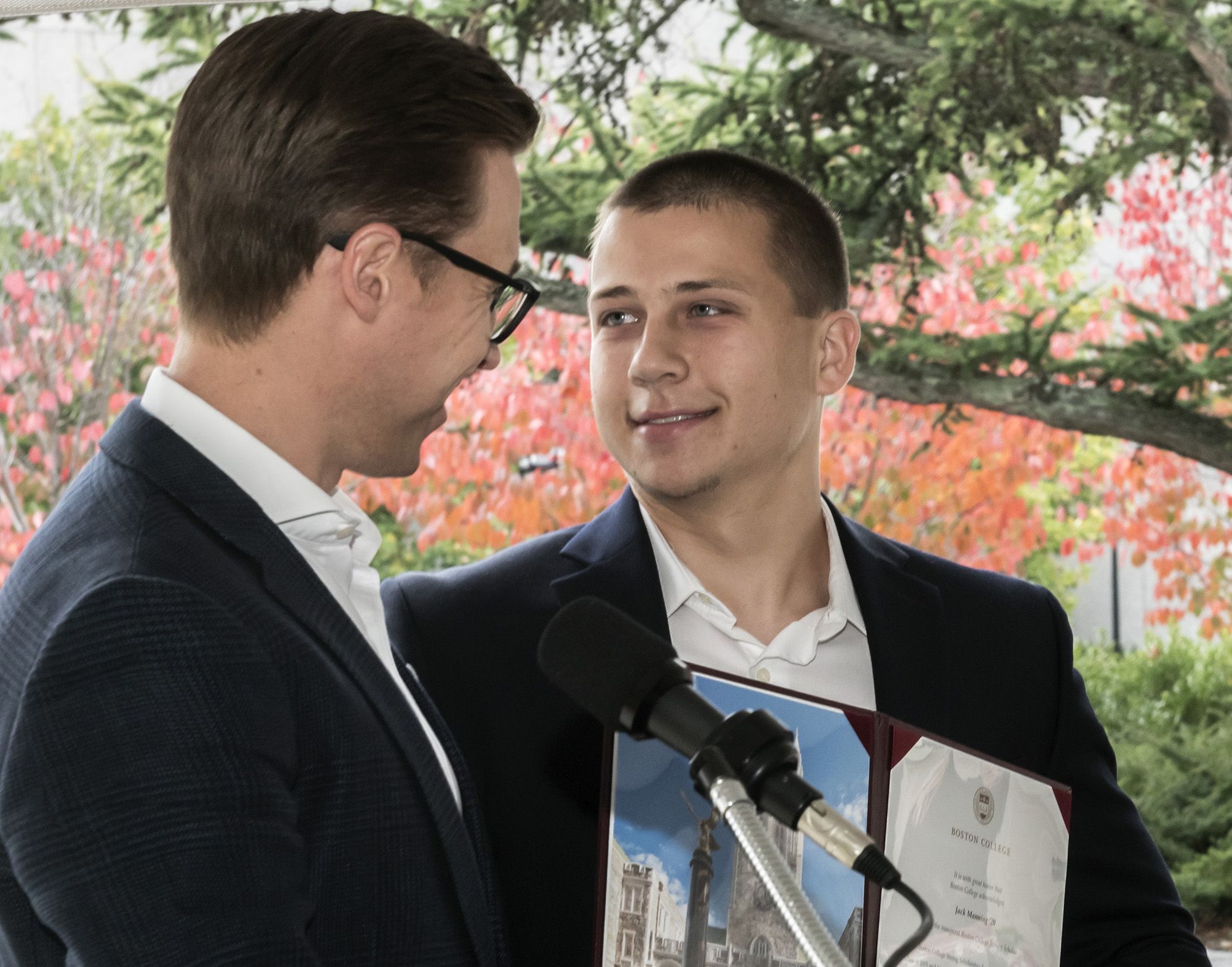 Jack Manning ’16 first recipient of BC Strong scholarship