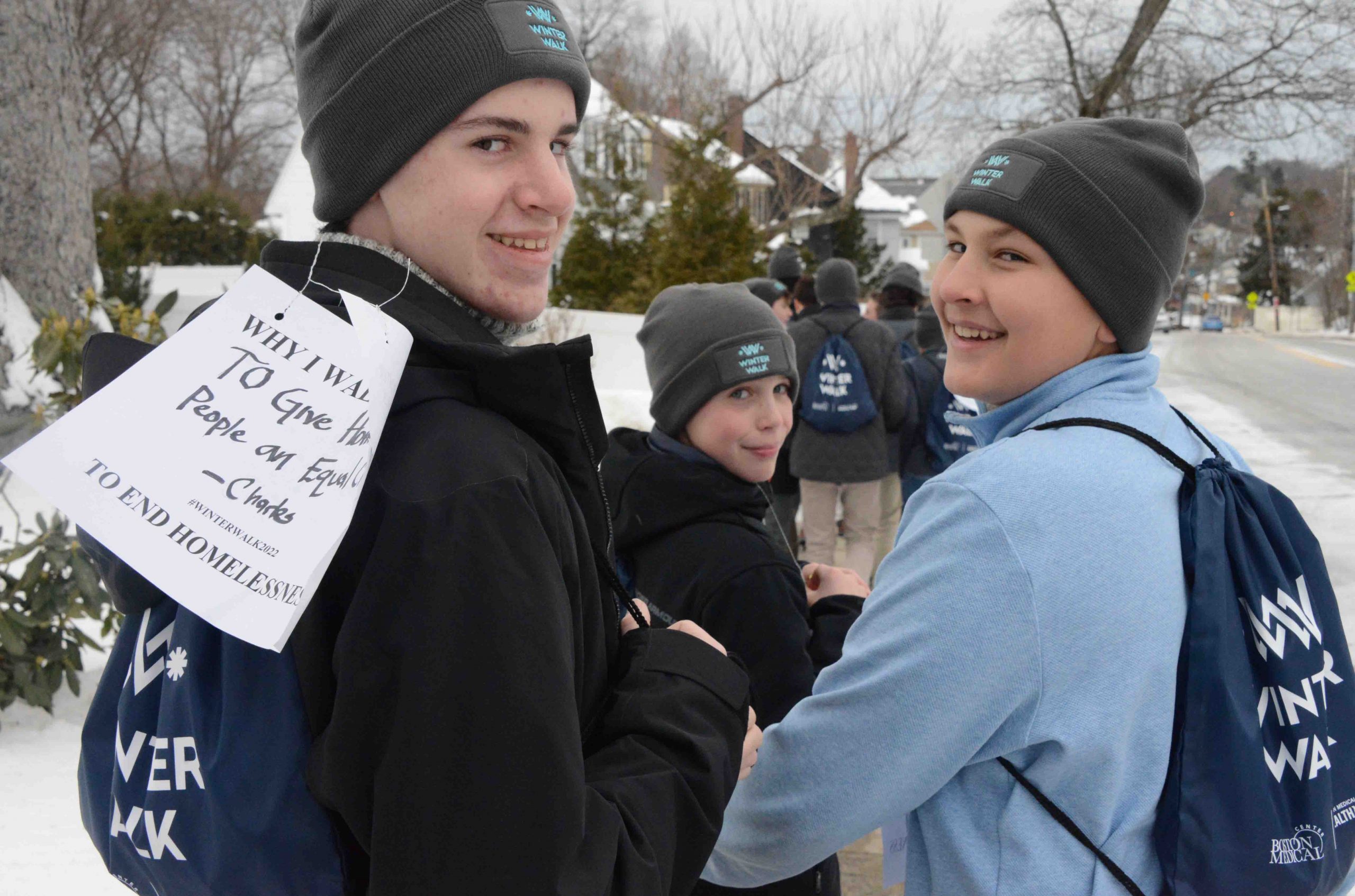 Solidarity As Service: Class VI Participates in Winter Walk for the Homeless