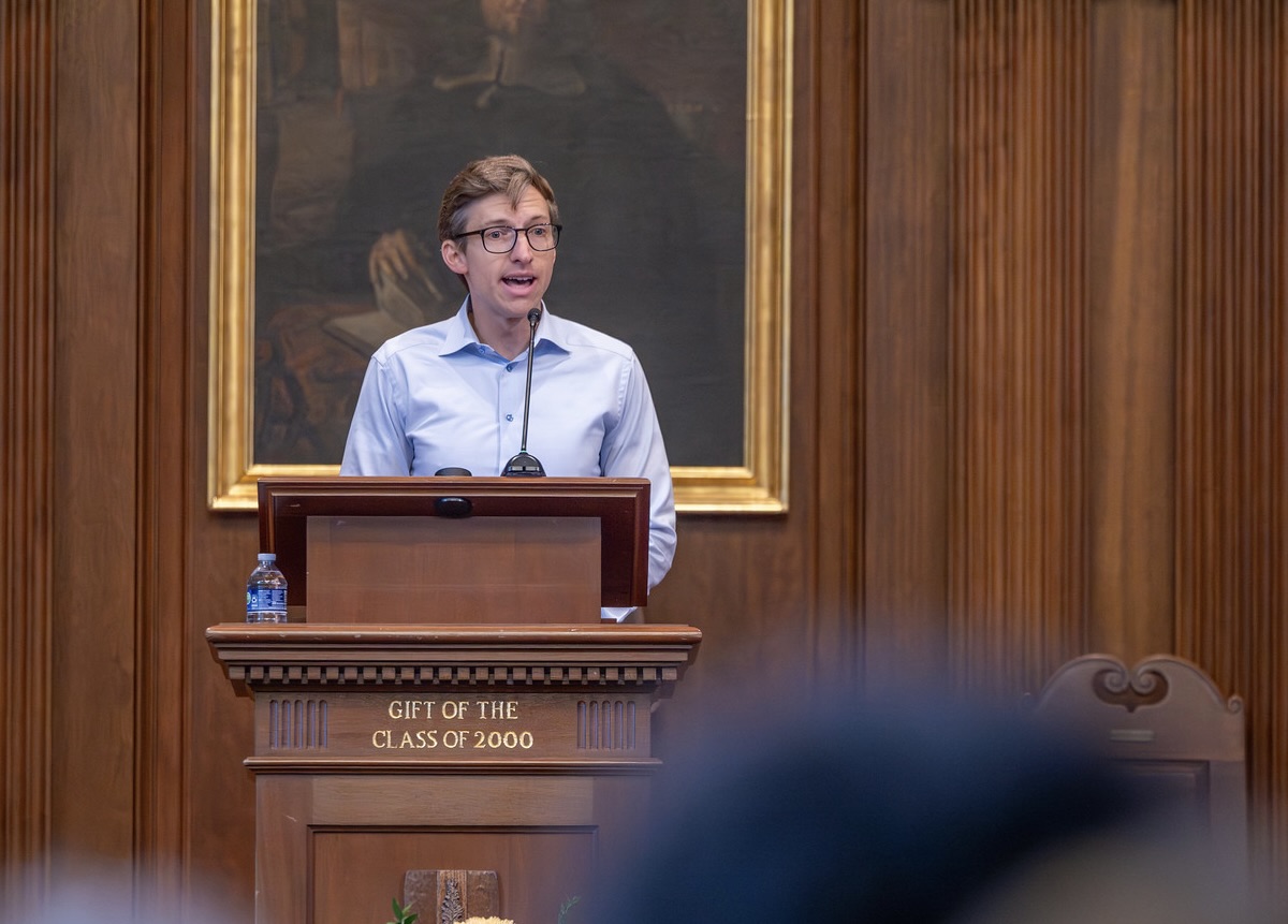 Jarvis Lecturer, Dr. Chris Miller, On Microchips and Global Economics