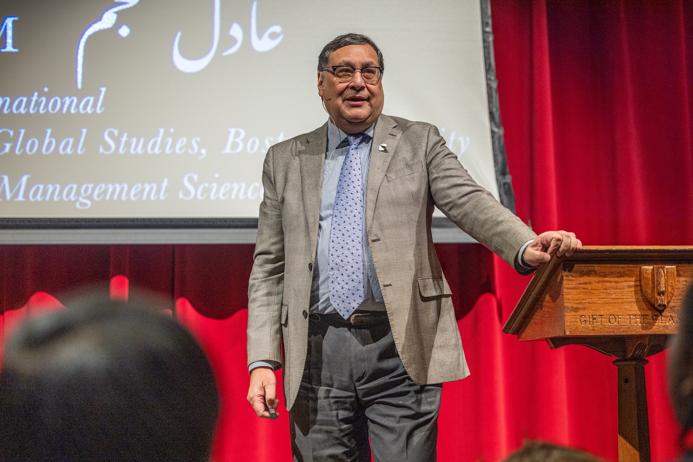 Dr. Adil Najam Delivers 2026 Wyner Lecture